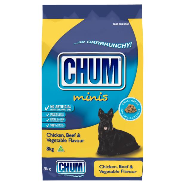 Chum dry 2025 dog food