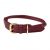 Weatherbeeta Rolled Leather Dog Collar Maroon Extra Extra Large